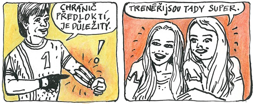 Tombe c2010 ilustrace Lukostřelnice Praha Tyršův vrch