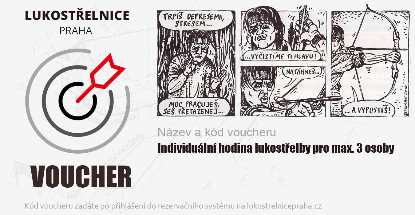 Voucher Vstup na lukostřelbu individuální (max. 3 osoby)