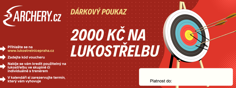 Voucher 2000 Kč na lukostřelbu